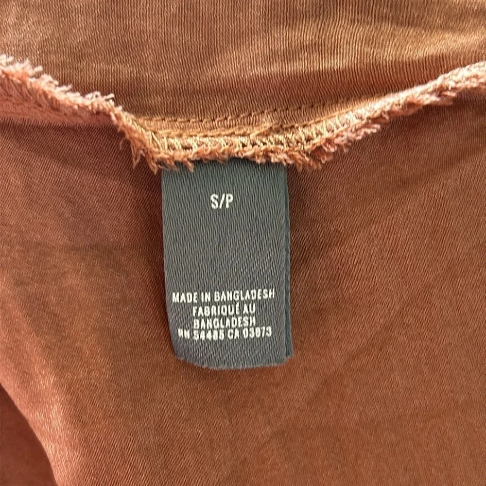 aerie satin shirt